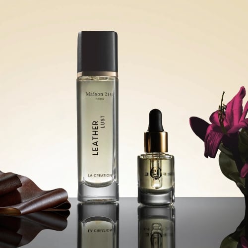 La Creation Leather Eau de Parfum & Black Lily Magnifier