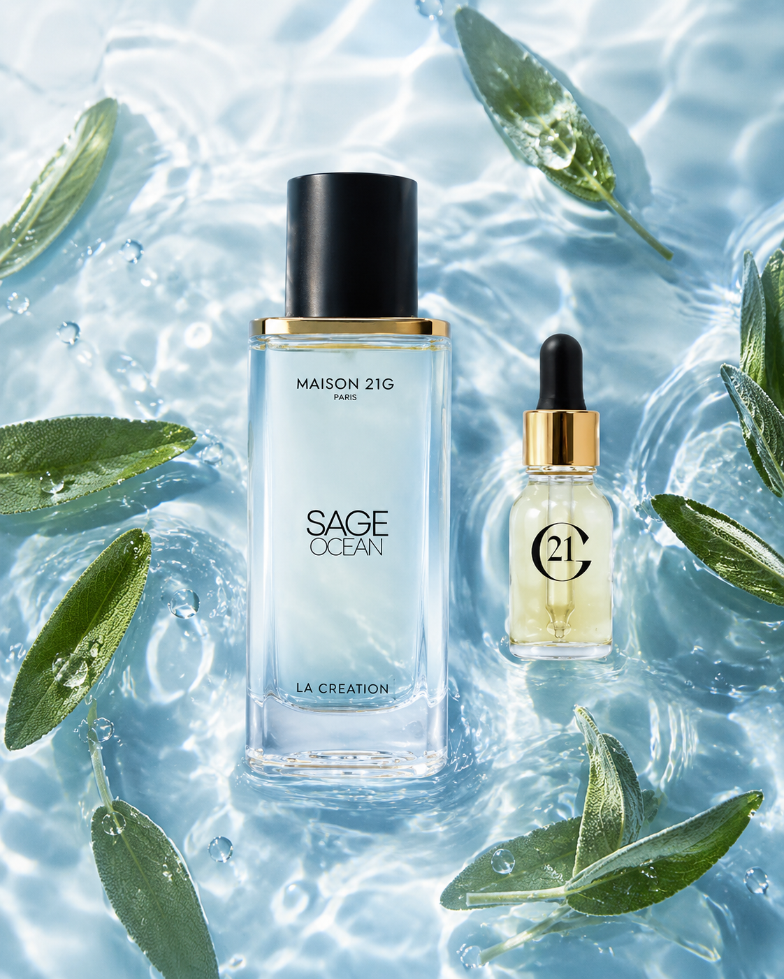 Sage Eau de Parfum & Ocean Magnifier (100 ml)