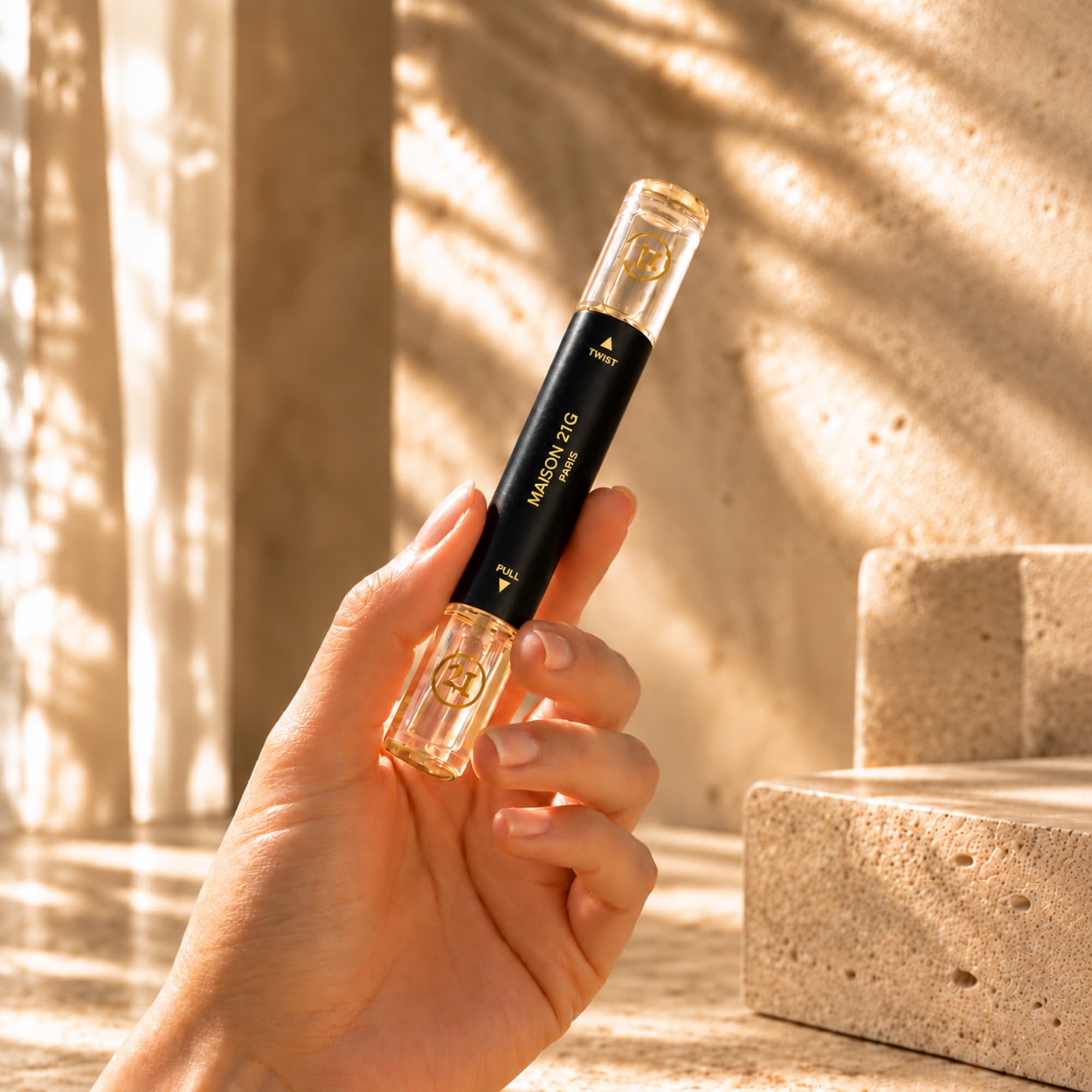 Dual Crayon Vetiver & Ginger Eau de Parfum (2 x 5 ml)
