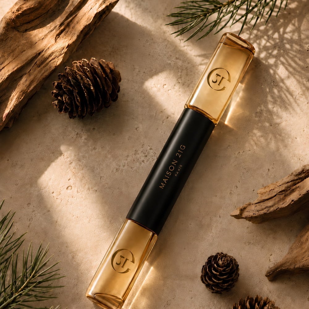 Dual Crayon Fir Balsam & Cashmere Wood Eau de Parfum (2 x 5 ml)
