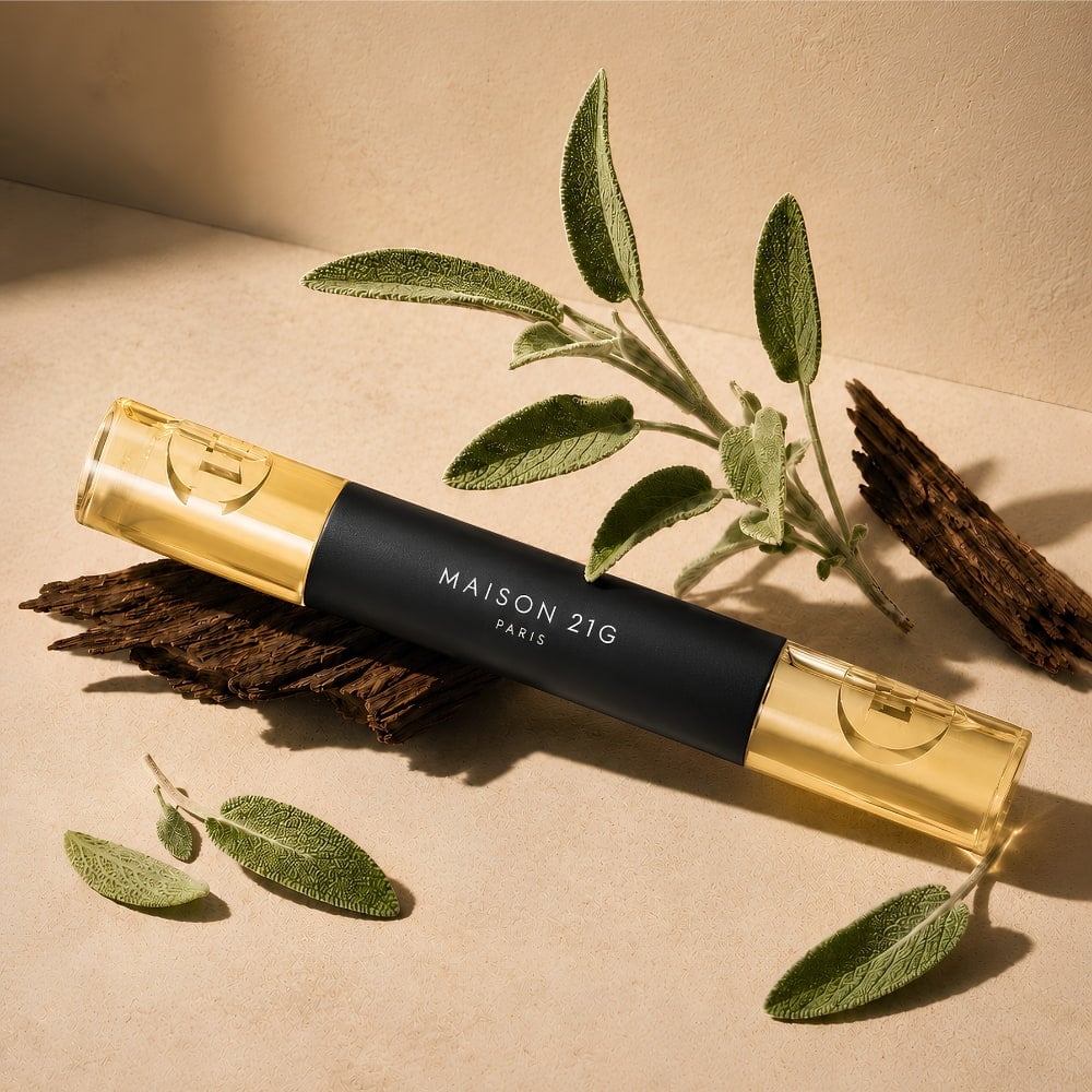 Dual Crayon Oud & Sage Eau de Parfum (2 x 5 ml)