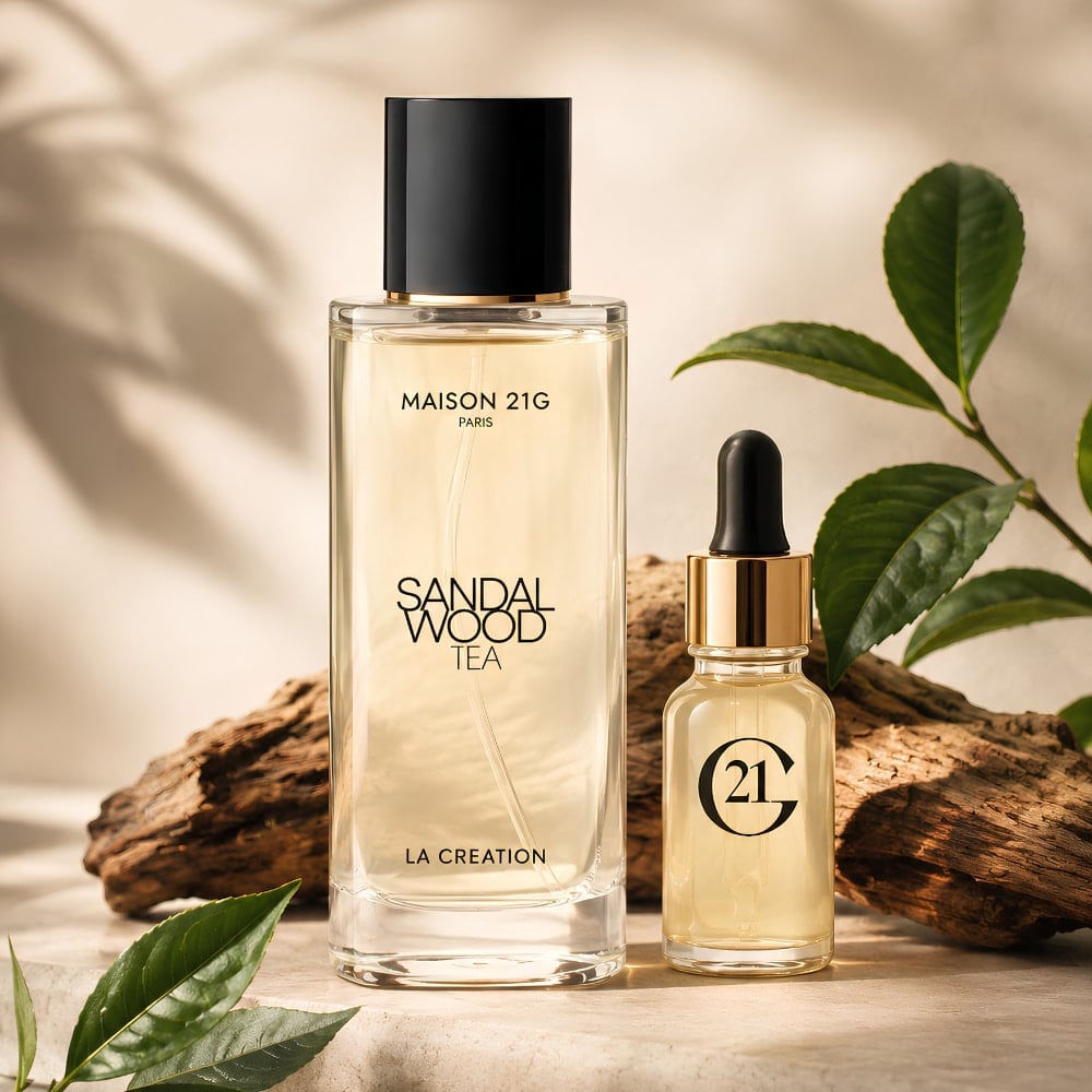 Sandalwood Eau de Parfum & Tea Magnifier (100 ml)