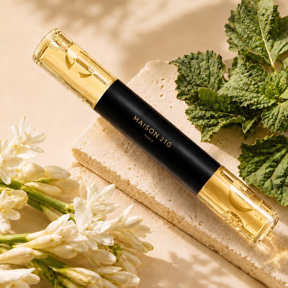 Dual Crayon Tuberose & Patchouli Eau de Parfum (2 x 5 ml)