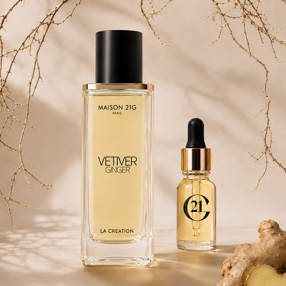 Vetiver Eau de Parfum & Ginger Magnifier (100 ml)