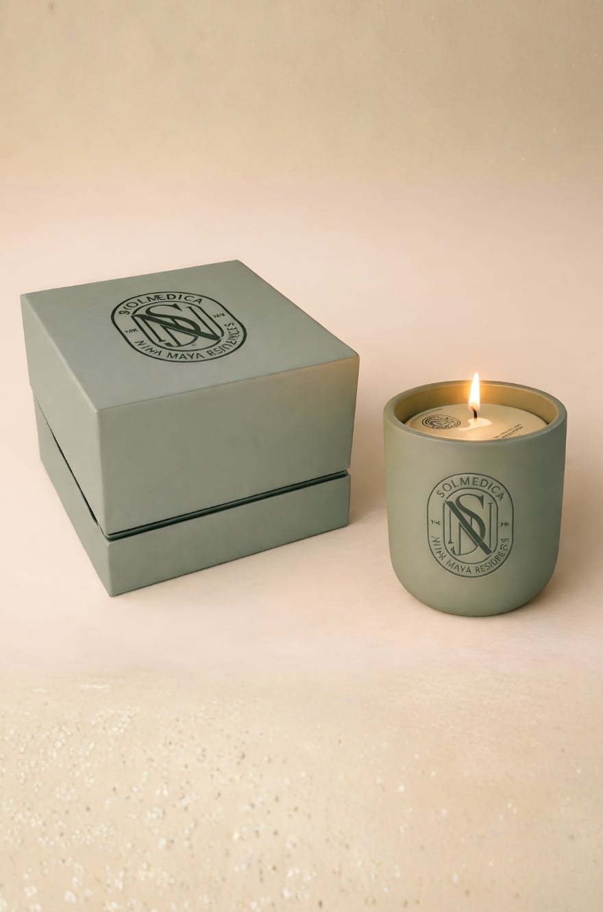 Ceramic Natural Candle