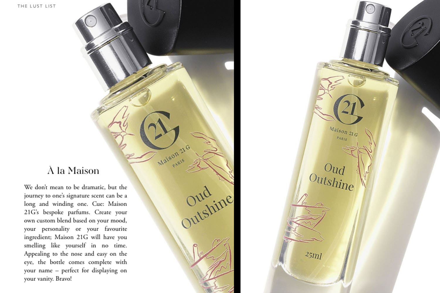 Customise Your Own Fragrances Perfume Designers Singapore Maison 21g