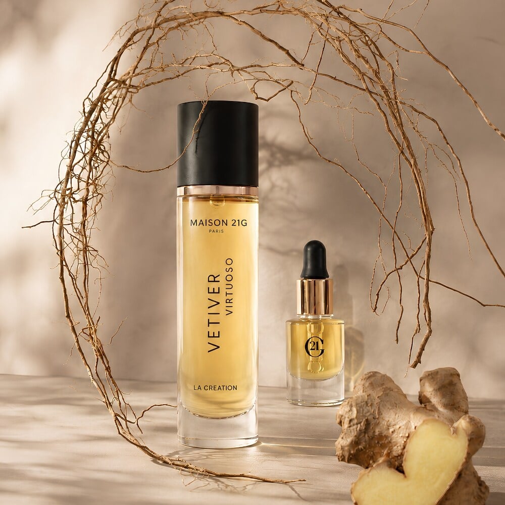 Vetiver Eau de Parfum & Ginger Magnifier (30 ml)