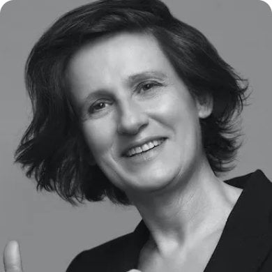 Black and white portrait of a master perfumer.