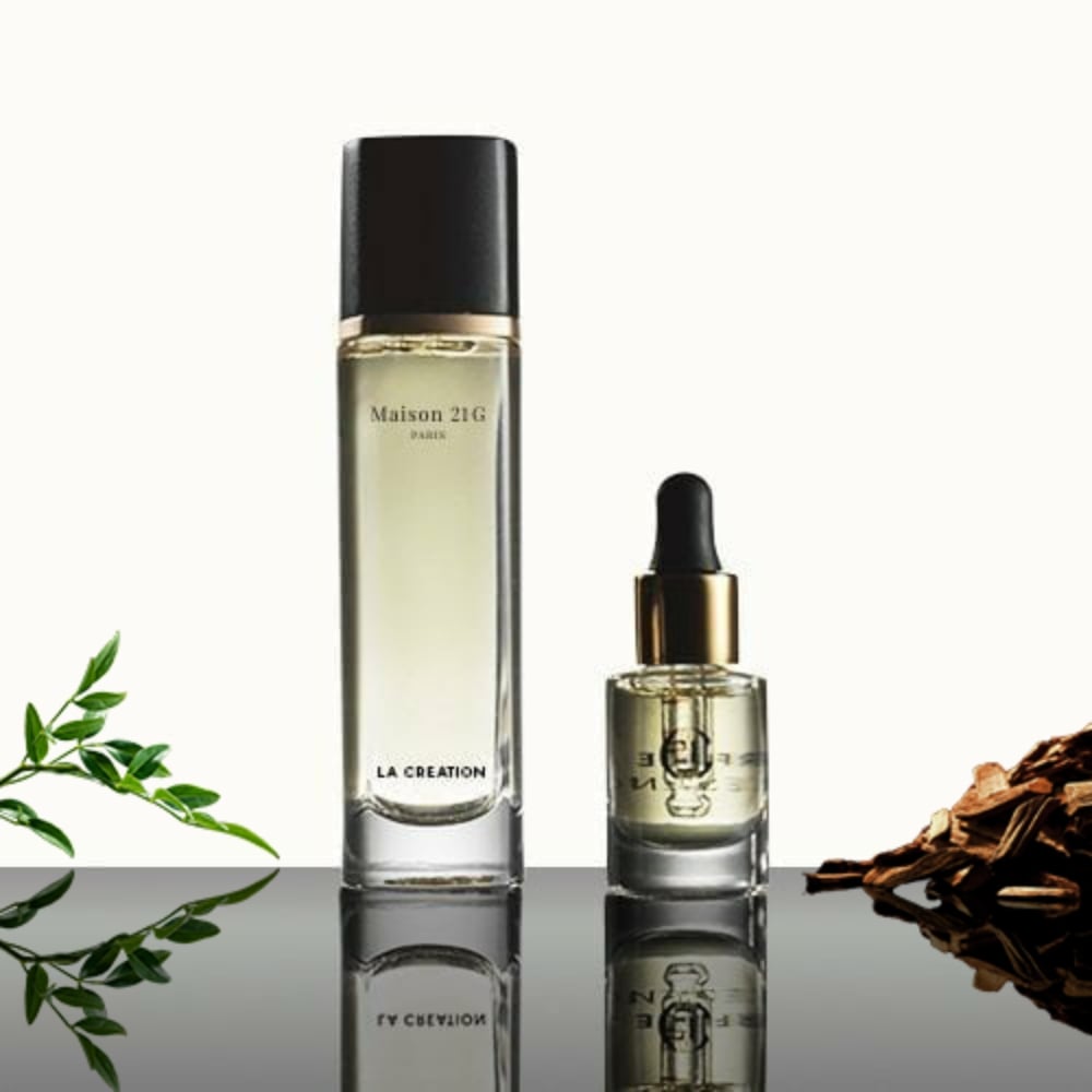 LA CREATION Tea Time Eau de Parfum & Sleek Sandalwood Magnifier