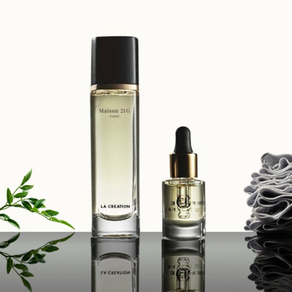 LA CREATION Tea Time Eau de Parfum & Cashmere Wood Magnifier