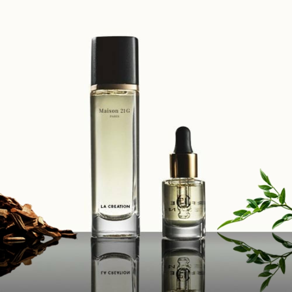 LA CREATION Sleek Sandalwood Eau de Parfum & Tea Time Magnifier
