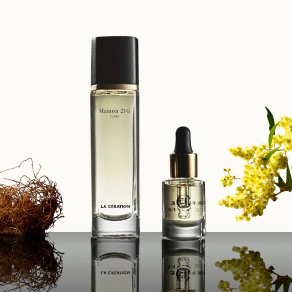 LA CREATION Vetiver Virtuoso Eau de Parfum & Mimosa Mantra Magnifier