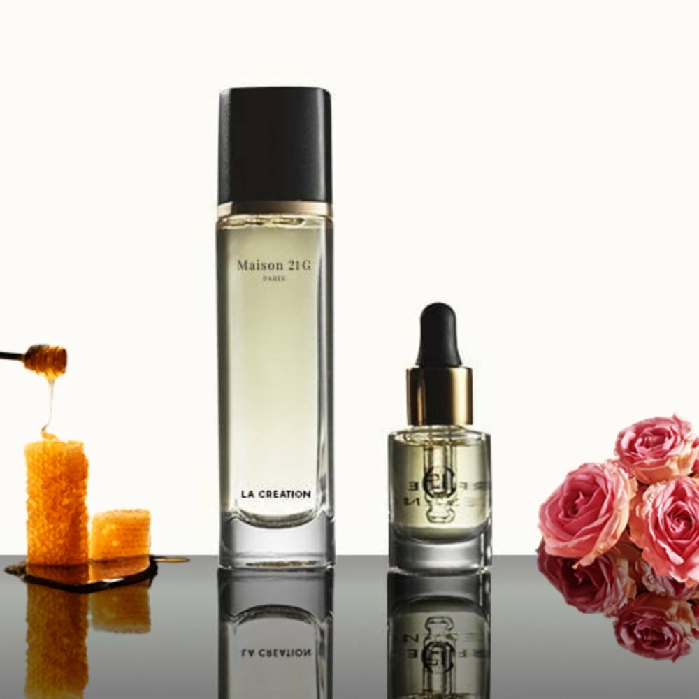 LA CREATION Honey Heaven Eau de Parfum & Rose Ritual Magnifier
