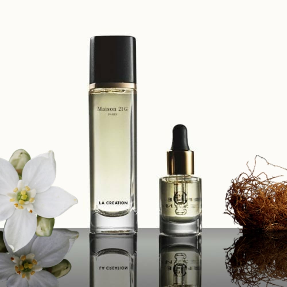 LA CREATION Orange Blossom Eau de Parfum & Vetiver Virtuoso Magnifier