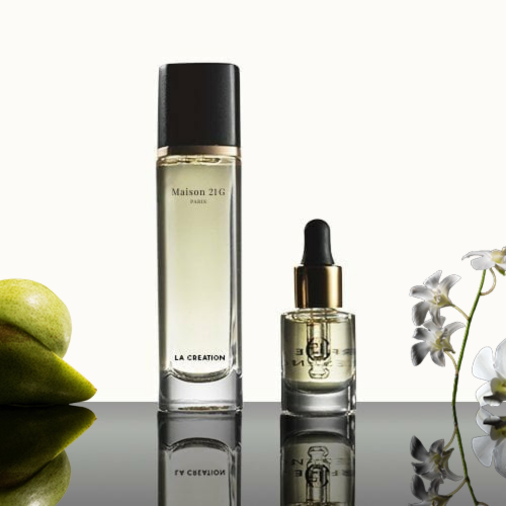 LA CREATION Poetic Pear Eau de Parfum & Jazzy Jasmine Magnifier