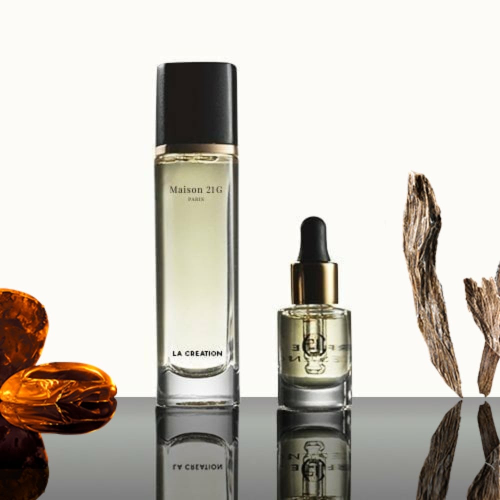 LA CREATION Amber Affair Eau de Parfum & Oud Outshine Magnifier