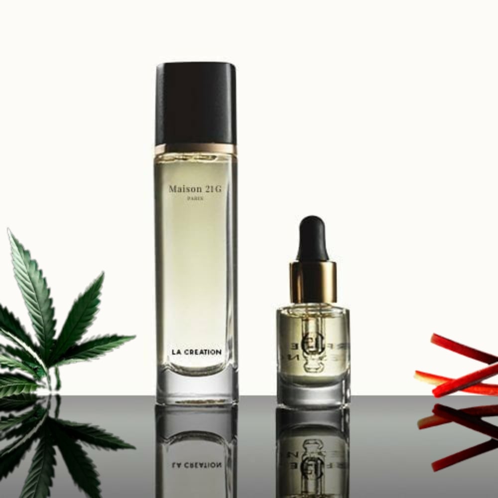 LA CREATION Hypnotic Herb Eau de Parfum & Rhubarb Rhapsody Magnifier