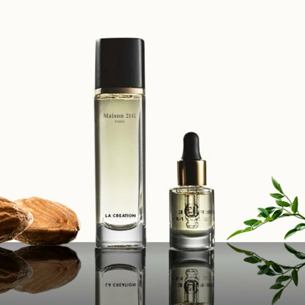 LA CREATION Almond Absolute Eau de Parfum & Tea Time Magnifier