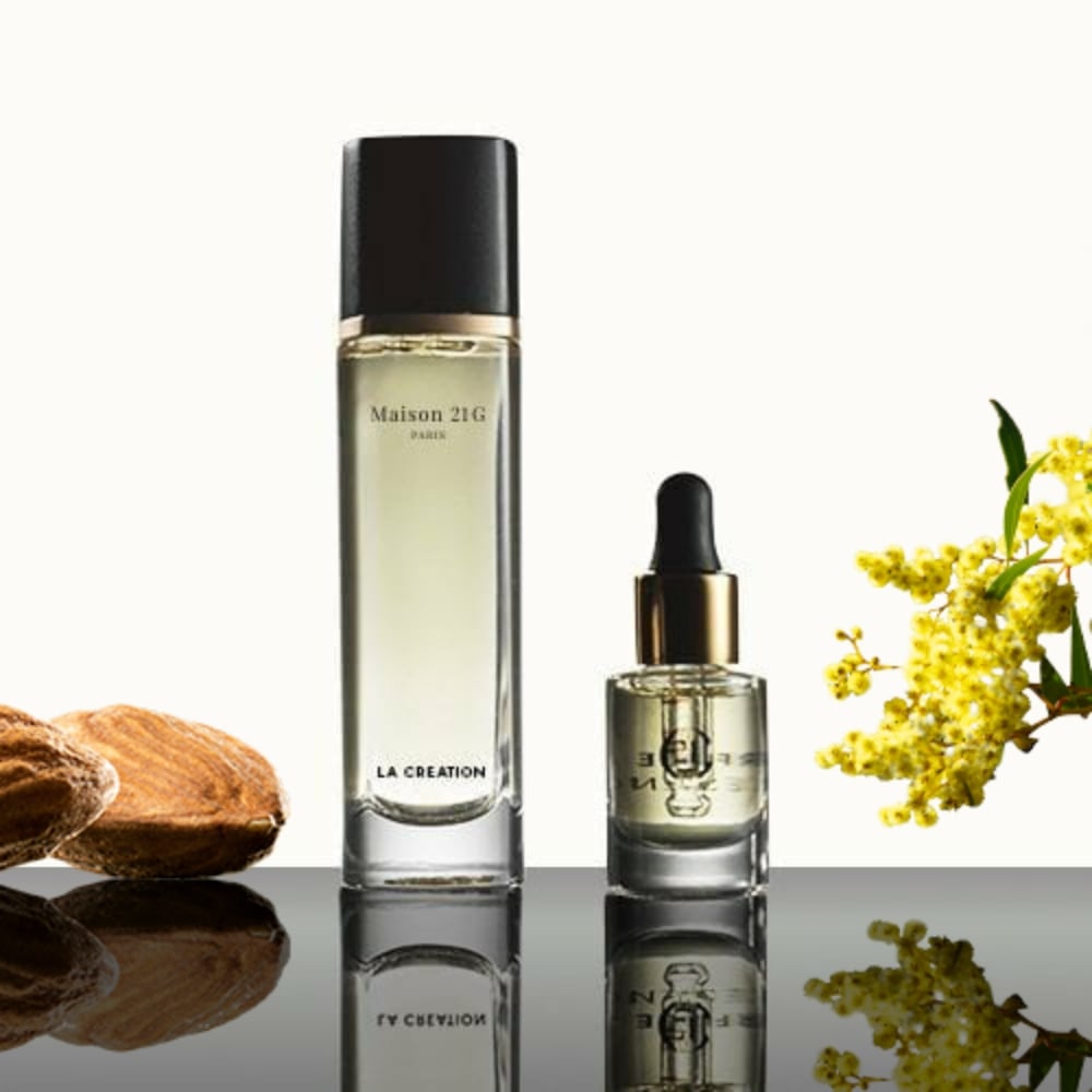 LA CREATION Almond Absolute Eau de Parfum & Mimosa Mantra Magnifier