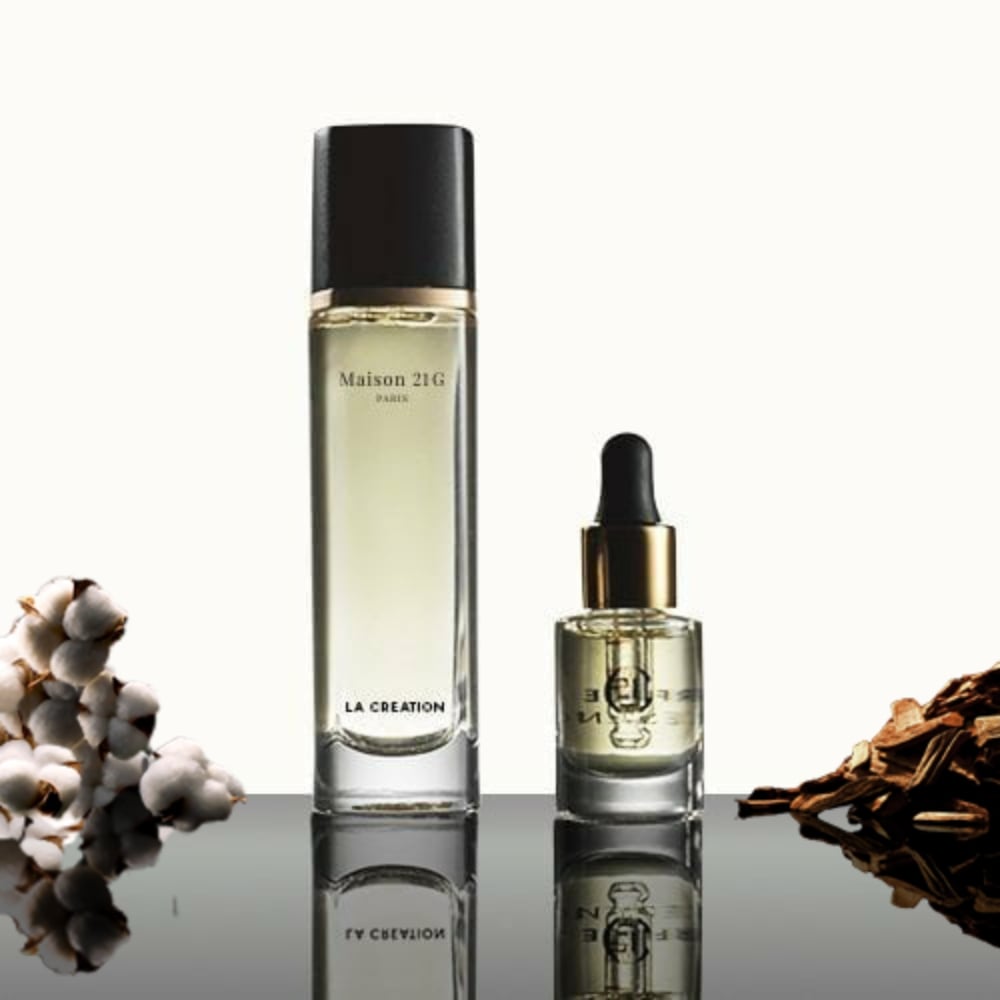 LA CREATION Musk Mirage Eau de Parfum & Sleek Sandalwood Magnifier