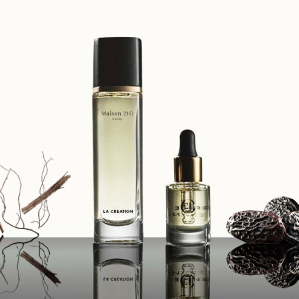 LA CREATION Cedar Caviar Eau de Parfum & Terrific Tonka Magnifier